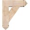 Ekena Millwork Traditional Arts and Crafts Smooth Bracket w/ Offset Brace, Douglas Fir, 7 1/2"W x 22"D x 26"H BKT0806X22X26TRA03SDF - alternate 2